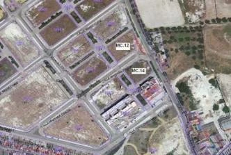 Dos parcelas M-12 y M-14 urbanas del PAU R2 del PGOU en el municipio de Cabra, Córdoba