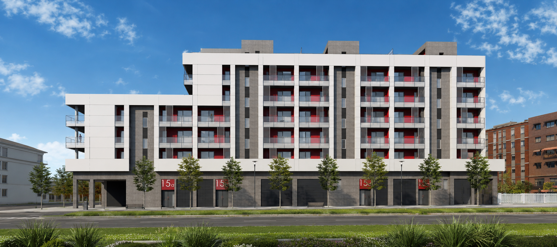 Edificio Uña Valladolid – promoción residencial de 39 viviendas con piscina